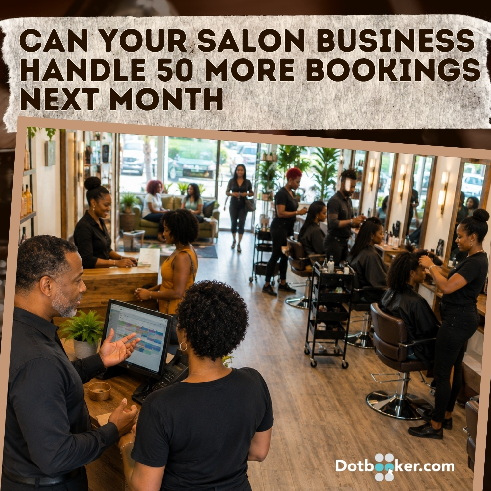 Can Your Salon Business Handle 50 More Bookings Next Month: Booking Management Software Can Your Salon Business Handle 50 More Bookings Next Month: Booking Management Software